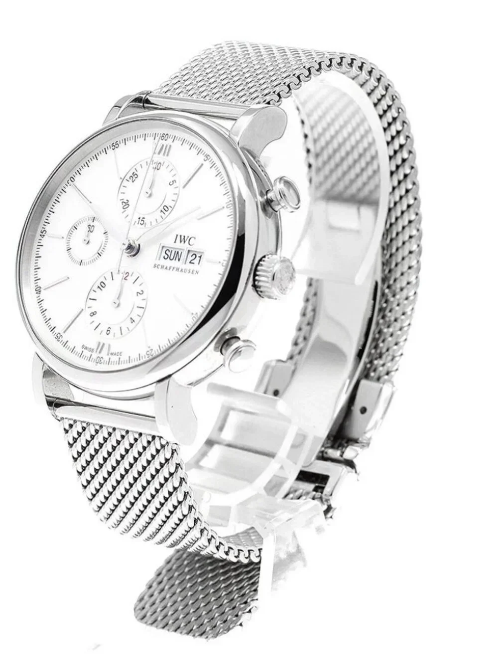 IWC SCHAFFHAUSEN Portofino IW391028 Chronograph Day date Automatic Men's_973293